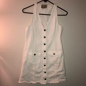 SADIE & SAGE white denim dress